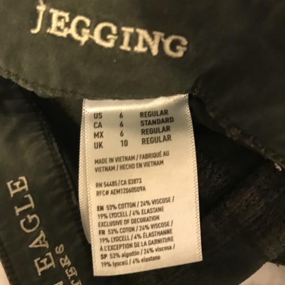American eagle jegging-army green - Picture 5 of 5